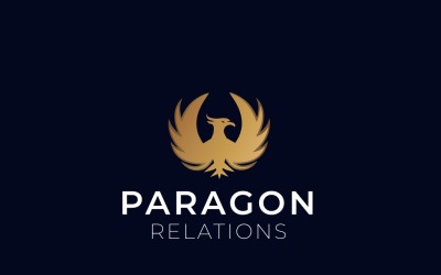 Plantilla de logotipo premium de marca o empresa de organización
