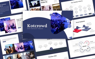 Kotcrowd - Modelo de PowerPoint multiuso de evento