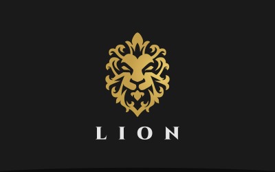 Logotipo do Leão Logotipo do Ornamento do Leão