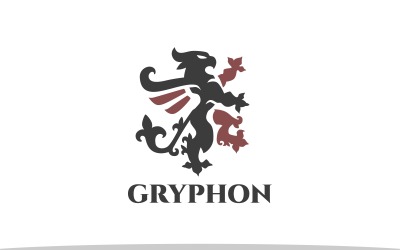 Luxury Gryphon Heraldry Logo Template