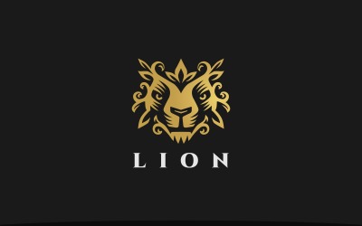Königliche Löwenkopf-Logo-Vorlage