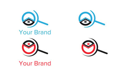 Real-estate-Search-Logo-vector-Design