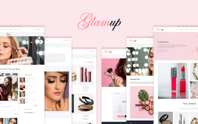 Modèle responsive Glamup HTML5