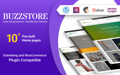 Buzz Store Kostenlos - Online WooCoomerce Store Theme