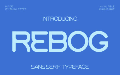 Rebog, ons nieuwste Sanserif-lettertype