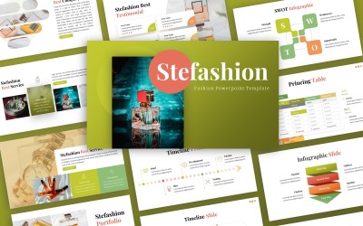 Stefashion – багатоцільовий модний шаблон PowerPoint
