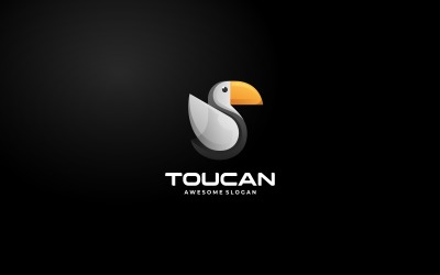 Tukan Farbverlauf Logo Design