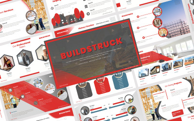 Buildstruct - Industriële Sjablonen PowerPoint presentatie