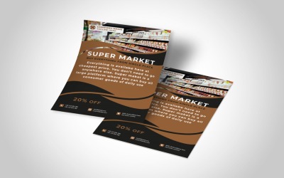 Šablona letáku Super Market