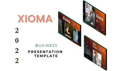 Xioma - бизнес-шаблон слайдов Google