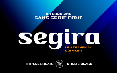 Segira - Rodina písem San Serif