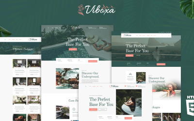 Szablon HTML5 Viboxa Retreat And Resort