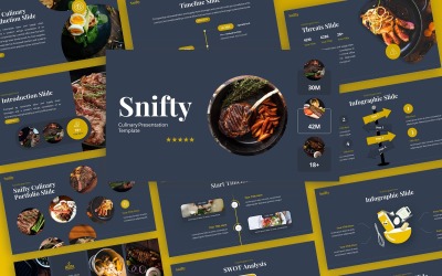 Snifty – Kulináris többcélú PowerPoint sablon