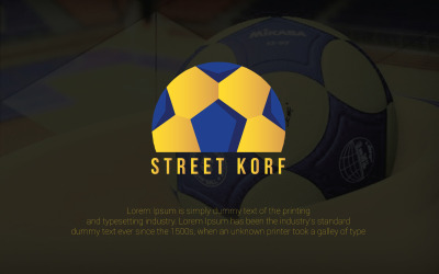 Sportlogotyp Korfball Premium-logotyp