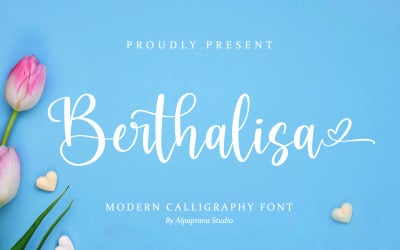 Berthalisa - Modern Calligraphy Font