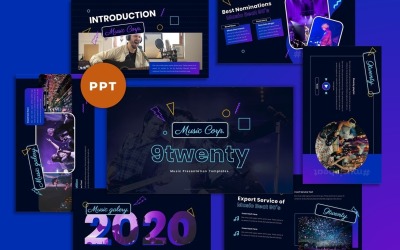9Twenty - Müzik Endüstriyel Powerpoint