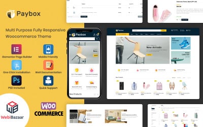 PayBox - Multifunctioneel Supermarkt WooCommerce-thema
