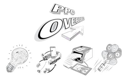 5 elemento de ilustración Pago por clic