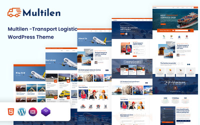 Multilen Transport & Logistik WordPress-Theme.