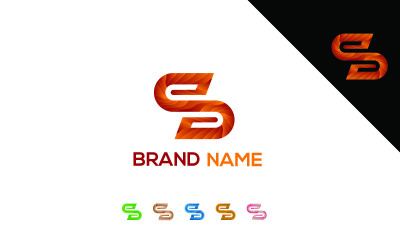 Bokstaven S logotyp | Minimal S Letter Logotyp