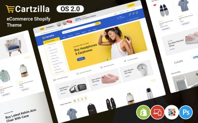 Cartzilla - багатоцільова тема Shopify
