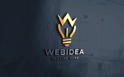 Pro Web Idé Letter W Logotyp