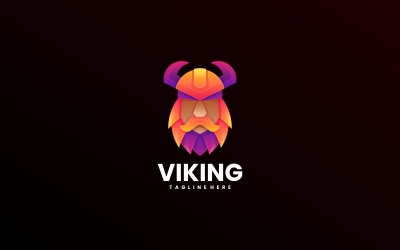 Viking Degrade Renkli Logo