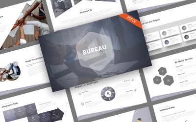 Bureau Business Industry PowerPoint Template