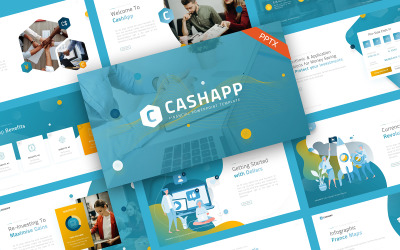 CashApp Finance Шаблон PowerPoint