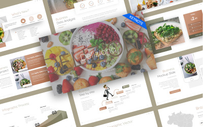 Deliziona Food Culinary Keynote Template
