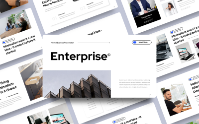 Enterprise - Moderne zakelijke keynote-sjabloon