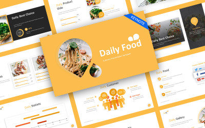 Modèle de discours culinaire quotidien sur les aliments
