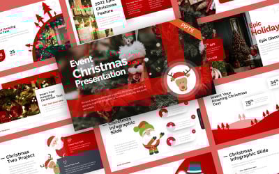 Modello PowerPoint per eventi di Natale