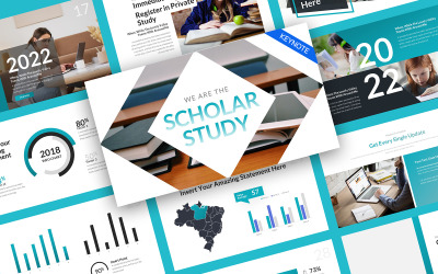 Plantilla de Keynote para educación sobre becas
