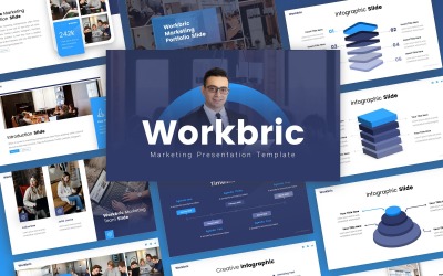 Workbric – багатоцільовий маркетинговий шаблон PowerPoint