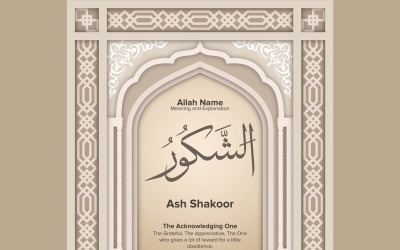 Ash shakoor Betydelse &amp;amp; förklaring