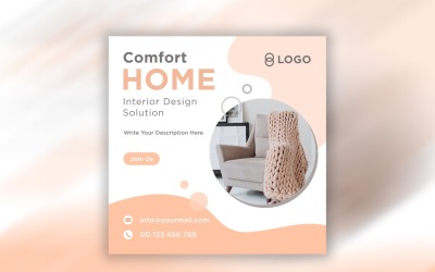 interior design Social Media banner
