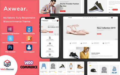 Axwear - Tema multipropósito de WooCommerce para moda