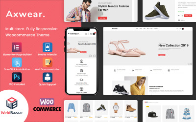 Axwear - Tema WooCommerce multiuso de moda