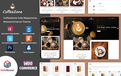 CoffeeZone - Cafe &amp;amp; Coffee WooCommerce Theme
