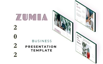 Zumia - Keynote mall för affärspresentation