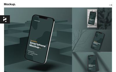 Pakiet szablonów makiety Iphone 13 Pro