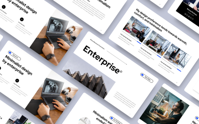 Vállalati – Modern üzleti Google diasablon