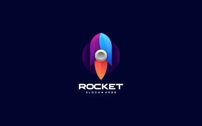 Rocket-bunter Logo-Stil