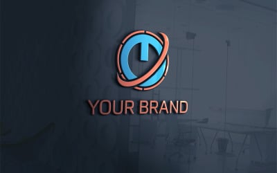 T-Letter-With-Technology-Logo-Vector-template