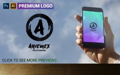 Animex Premium A letter Logo Template