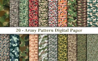 Армійський шаблон цифрового паперу, армійський шаблон