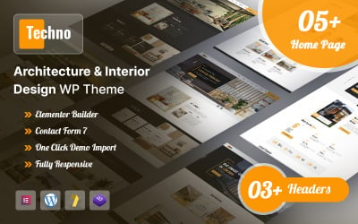 Tema WordPress de arquitetura e design de interiores