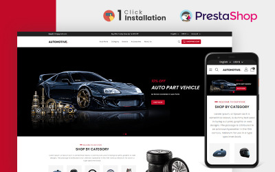 Automotive Auto Parts Store Prestashop-tema
