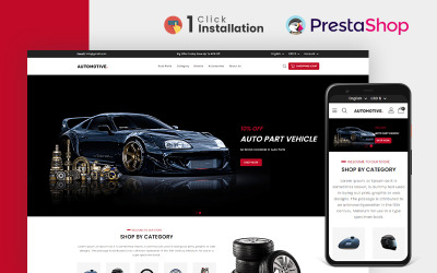 Automotive Auto Parts Store Prestashop Thema